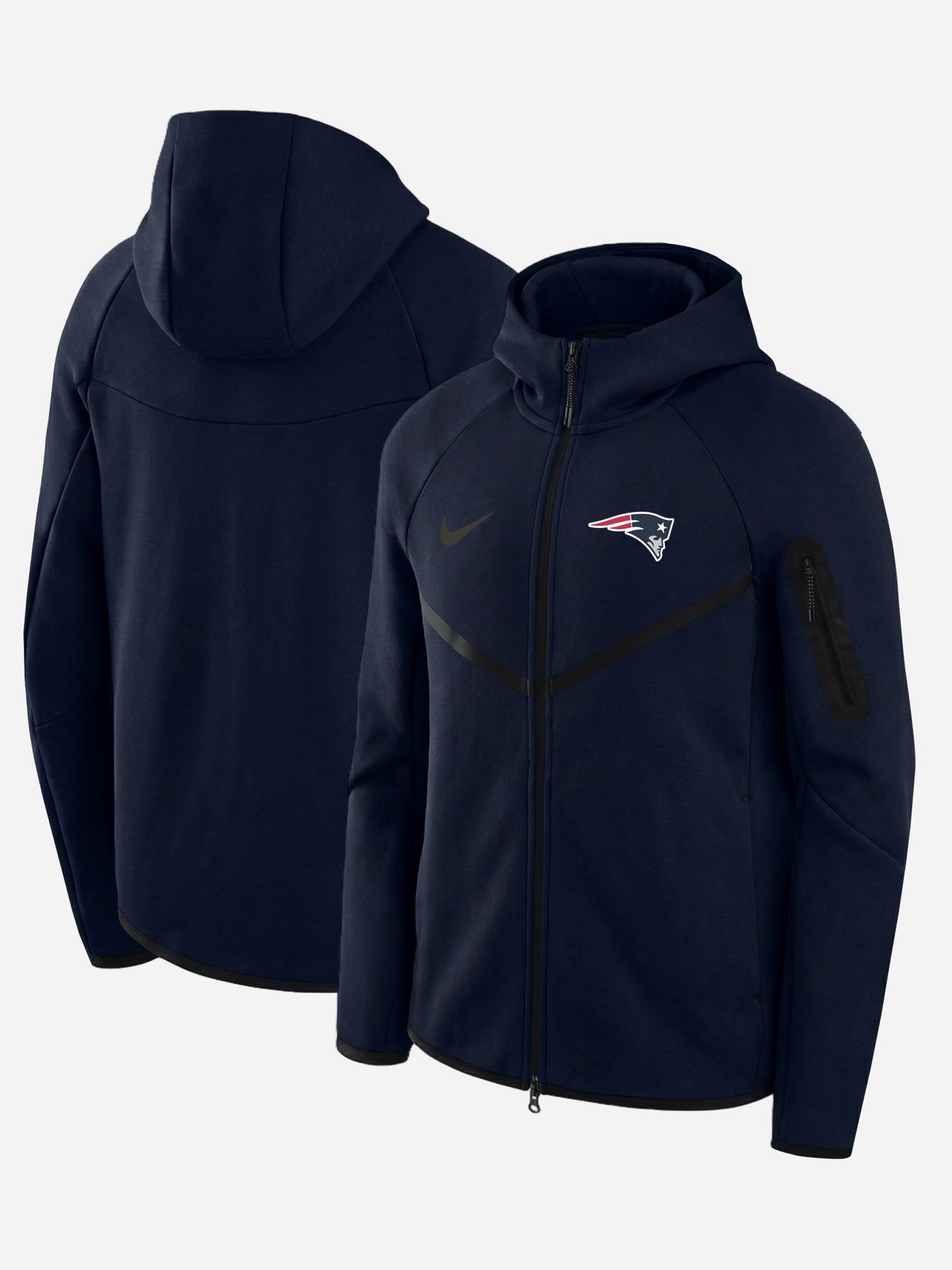 Men 2026 Nike NFL New England Patriots hoodie blue 05